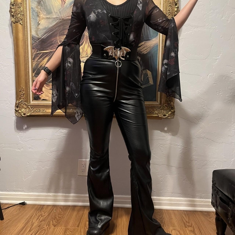 Mother Of Demons Black Flare Pants